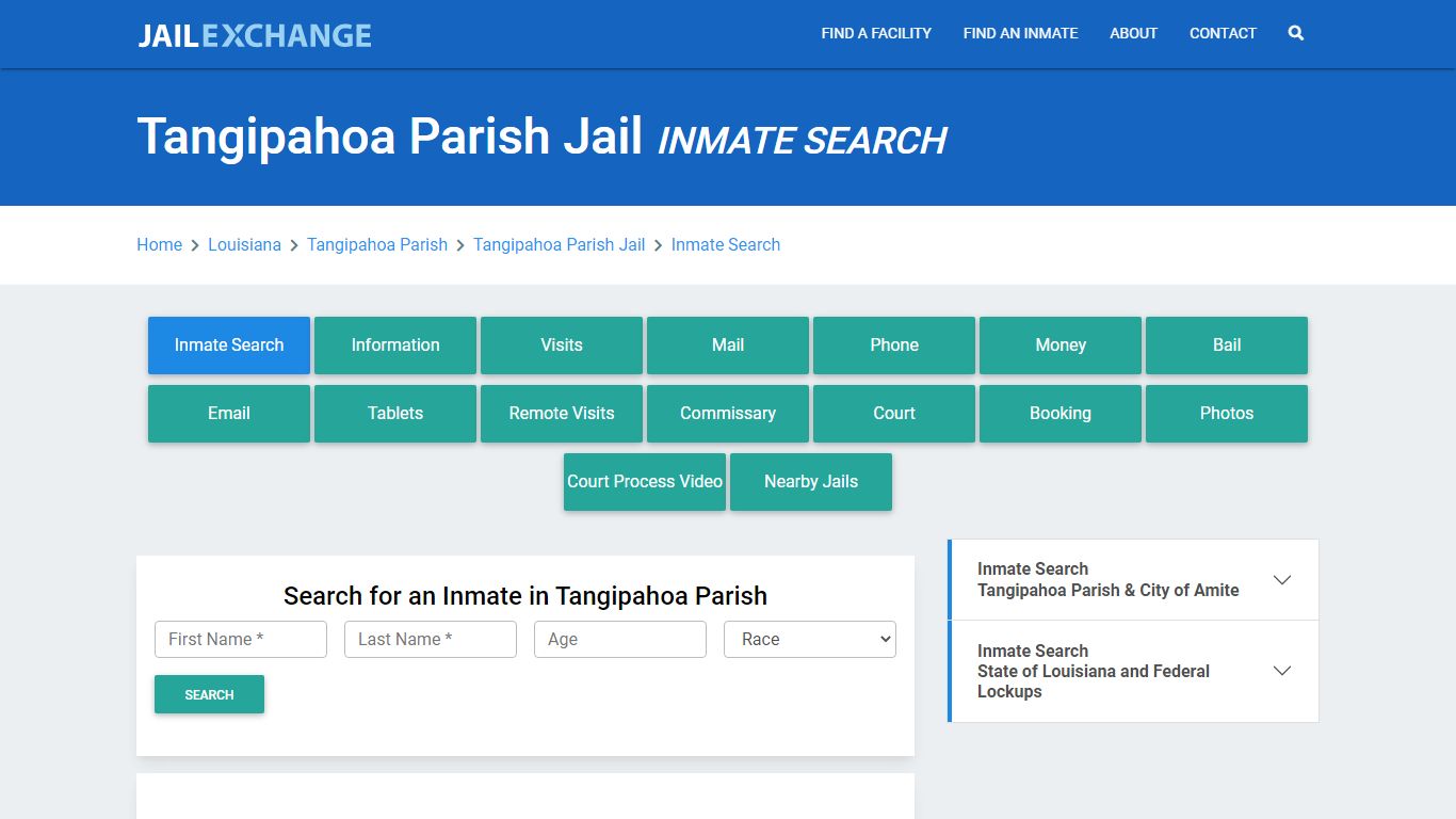 Tangipahoa Parish Jail, LA Inmate Search: Roster & Mugshots