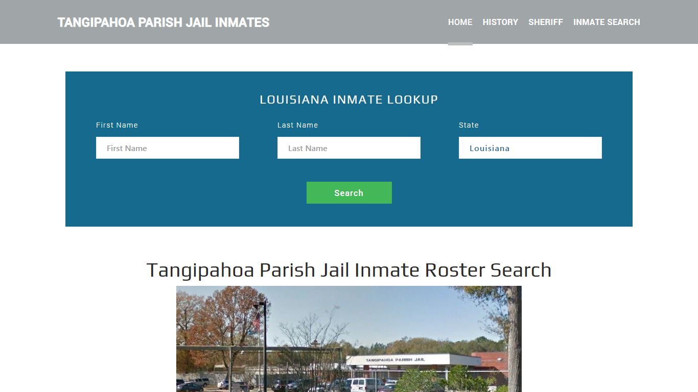 Tangipahoa Parish Jail Inmate Roster Lookup, Amite, LA